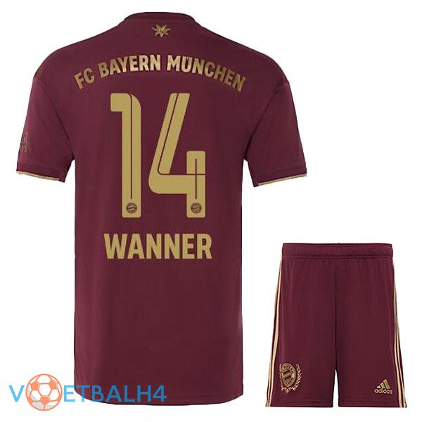 Bayern Munich (Wanner 14) kinderen voetbal jerseys Speciale editie rood 2022-2023