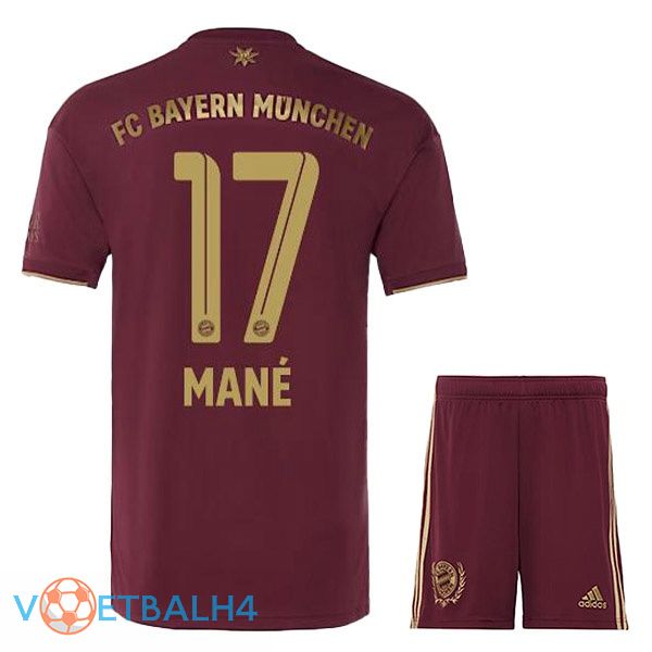 Bayern Munich (Mané 17) kinderen voetbal jerseys Speciale editie rood 2022-2023