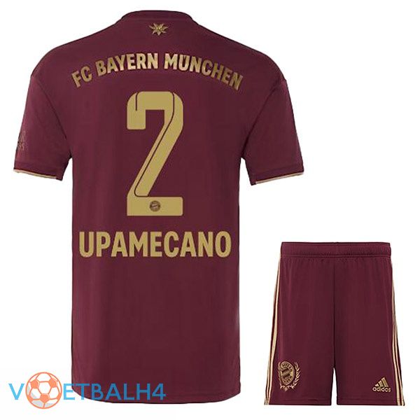 Bayern Munich (Upamecano 2) kinderen voetbal jerseys Speciale editie rood 2022-2023