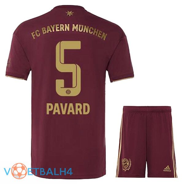 Bayern Munich (Pavard 5) kinderen voetbal jerseys Speciale editie rood 2022-2023