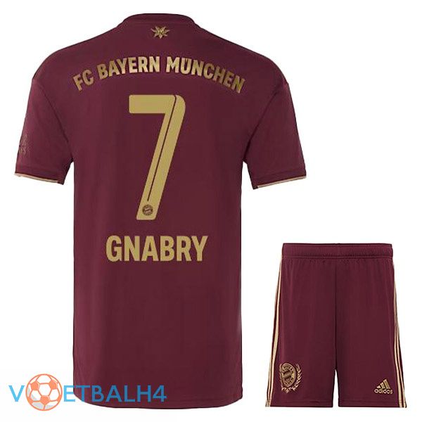 Bayern Munich (Gnabry 7) kinderen voetbal jerseys Speciale editie rood 2022-2023