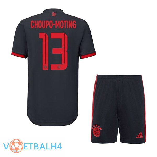 Bayern Munich (Choupo-Moting 13) kinderen voetbal jersey derde zwart 2022/2023