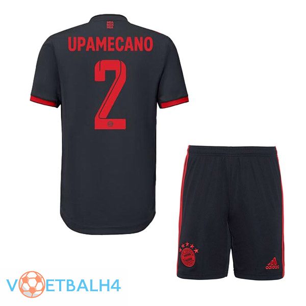 Bayern Munich (Upamecano 2) kinderen voetbal jersey derde zwart 2022/2023