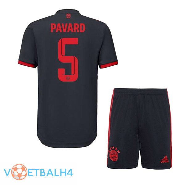 Bayern Munich (Pavard 5) kinderen voetbal jersey derde zwart 2022/2023