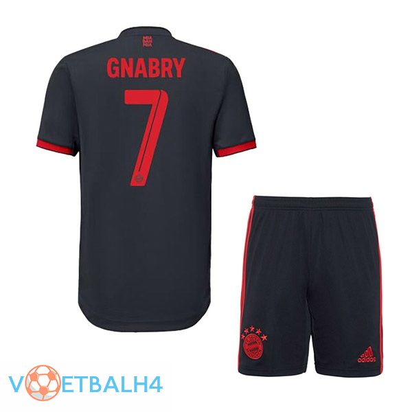 Bayern Munich (Gnabry 7) kinderen voetbal jersey derde zwart 2022/2023