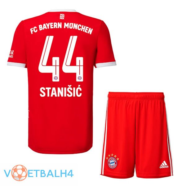 Bayern Munich (Stanišić 44) jersey thuis kinderen rood 2022/2023