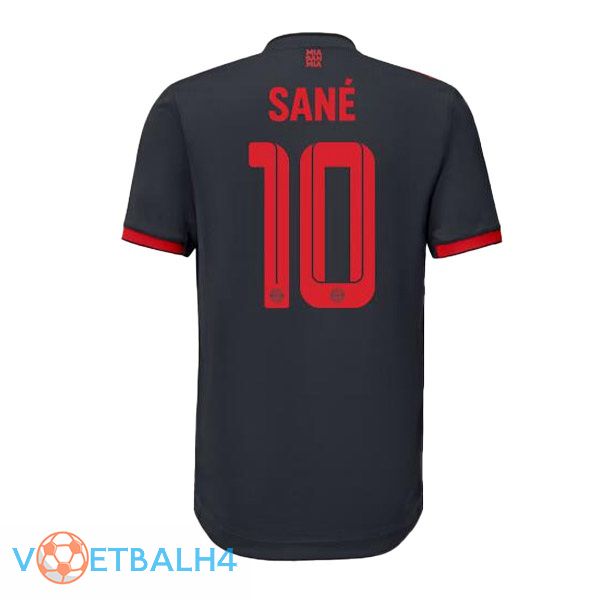 Bayern Munich (Sané 10) voetbal jersey derde zwart 2022/2023