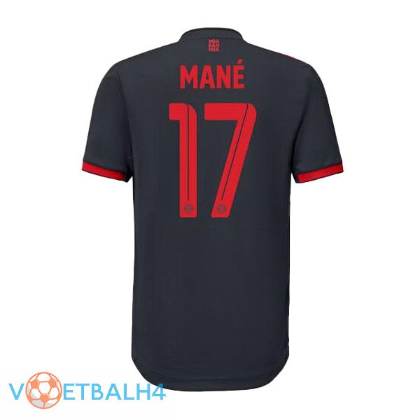 Bayern Munich (Mané 17) voetbal jersey derde zwart 2022/2023