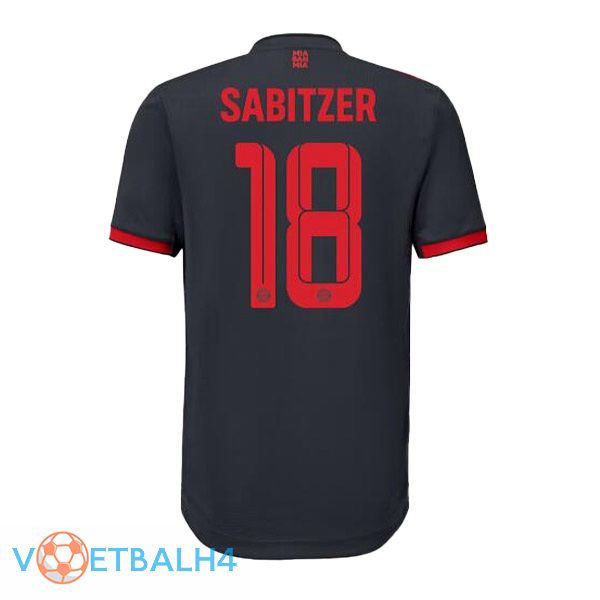 Bayern Munich (Sabitzer 18) voetbal jersey derde zwart 2022/2023