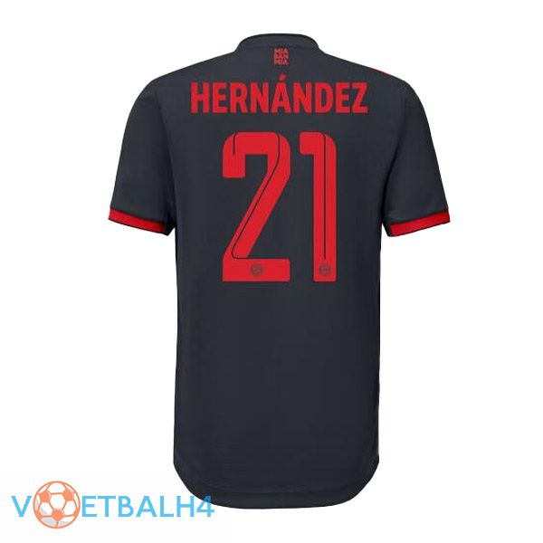 Bayern Munich (Hernández 21) voetbal jersey derde zwart 2022/2023