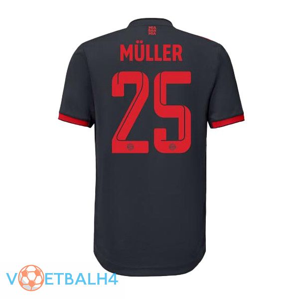 Bayern Munich (Müller 25) voetbal jersey derde zwart 2022/2023