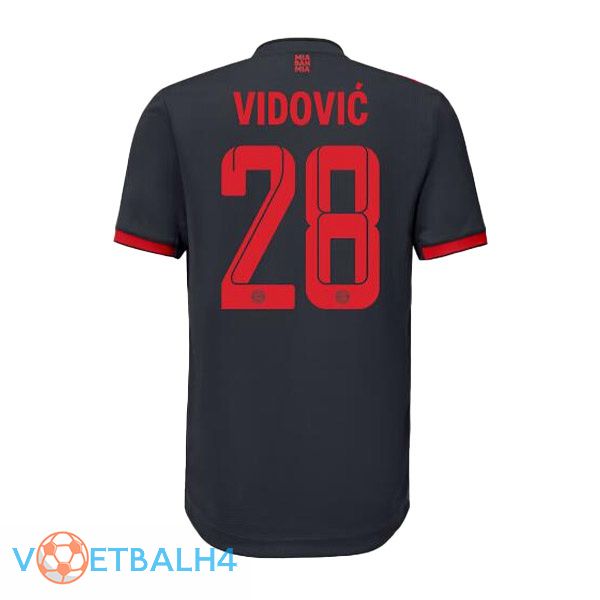 Bayern Munich (Vidović 28) voetbal jersey derde zwart 2022/2023