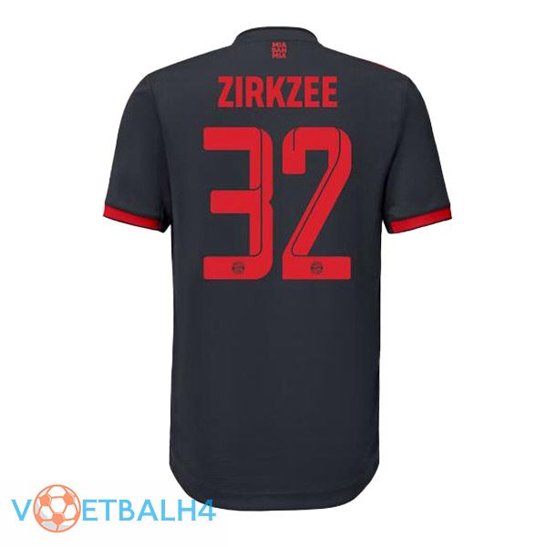 Bayern Munich (Zirkzee 32) voetbal jersey derde zwart 2022/2023