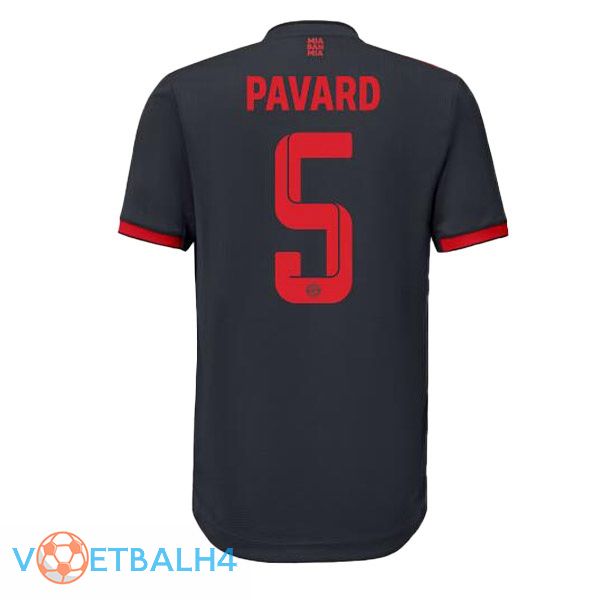 Bayern Munich (Pavard 5) voetbal jersey derde zwart 2022/2023