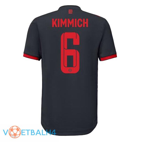 Bayern Munich (Kimmich 6) voetbal jersey derde zwart 2022/2023