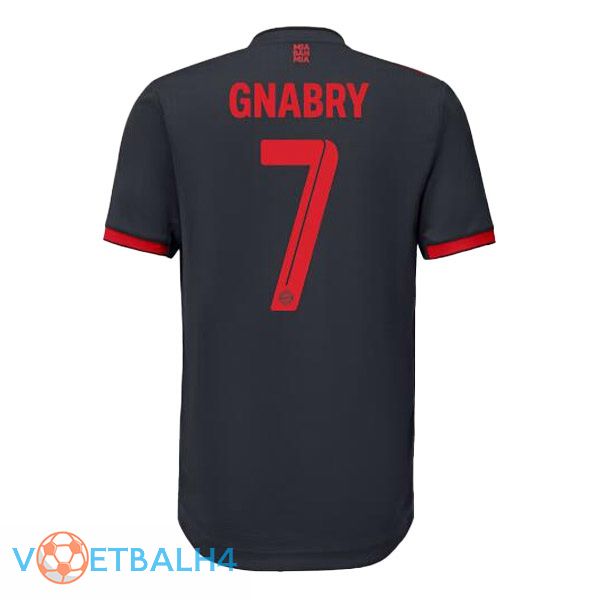 Bayern Munich (Gnabry 7) voetbal jersey derde zwart 2022/2023