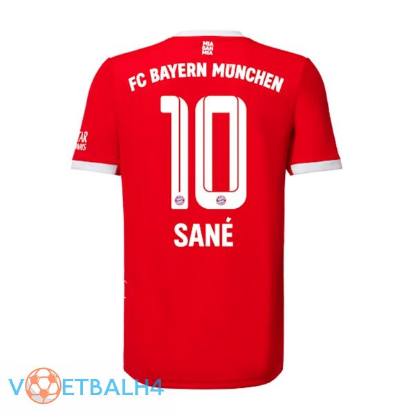 Bayern Munich (Sané 10) jersey thuis rood 2022/2023