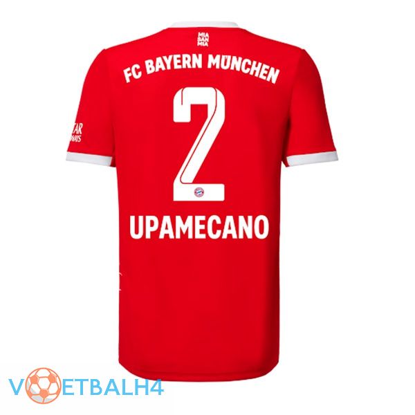 Bayern Munich (Upamecano 2) jersey thuis rood 2022/2023