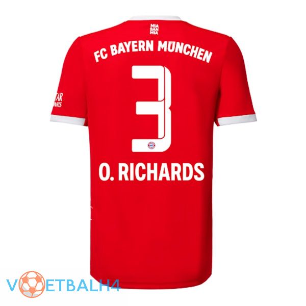 Bayern Munich (O. Richards 3) jersey thuis rood 2022/2023