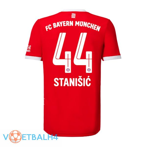 Bayern Munich (Stanišić 44) jersey thuis rood 2022/2023