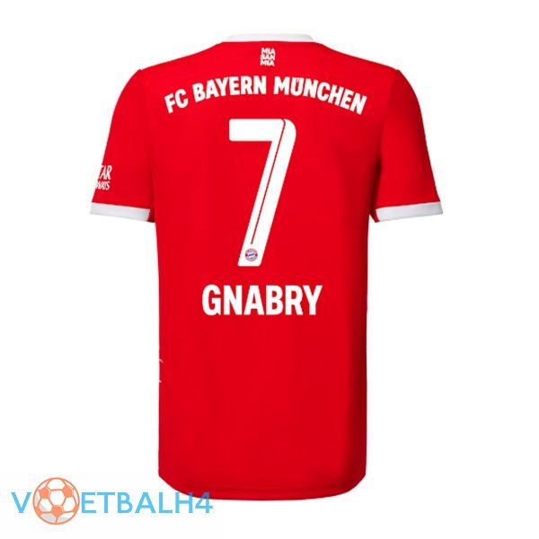 Bayern Munich (Gnabry 7) jersey thuis rood 2022/2023