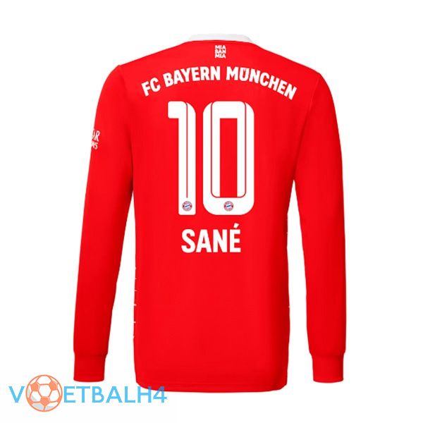 Bayern Munich (Sané 10) jersey thuis lange mouwrood 2022/2023