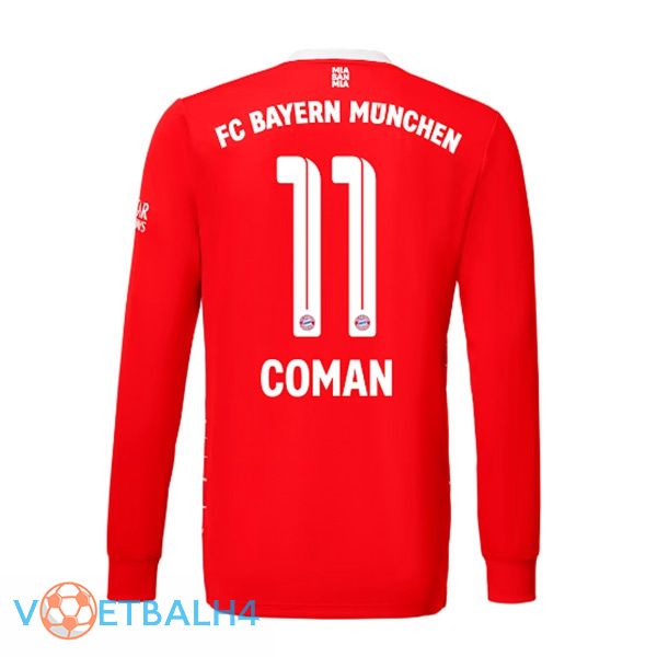 Bayern Munich (Coman 11) jersey thuis lange mouwrood 2022/2023