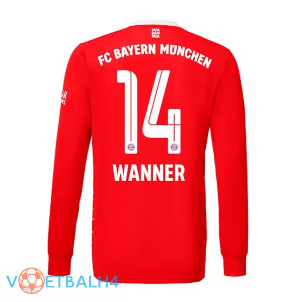 Bayern Munich (Wanner 14) jersey thuis lange mouwrood 2022/2023