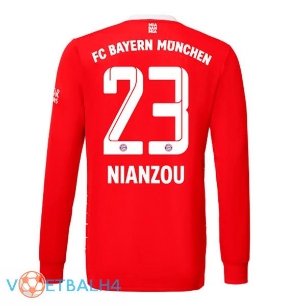 Bayern Munich (Nianzou 23) jersey thuis lange mouwrood 2022/2023