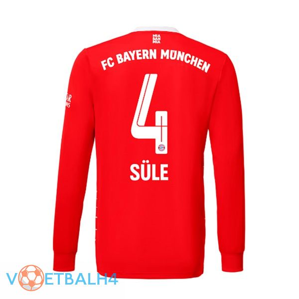 Bayern Munich (Süle 4) jersey thuis lange mouwrood 2022/2023