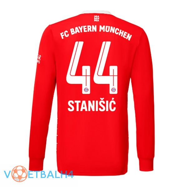 Bayern Munich (Stanišić 44) jersey thuis lange mouwrood 2022/2023