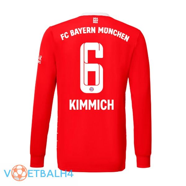 Bayern Munich (Kimmich 6) jersey thuis lange mouwrood 2022/2023