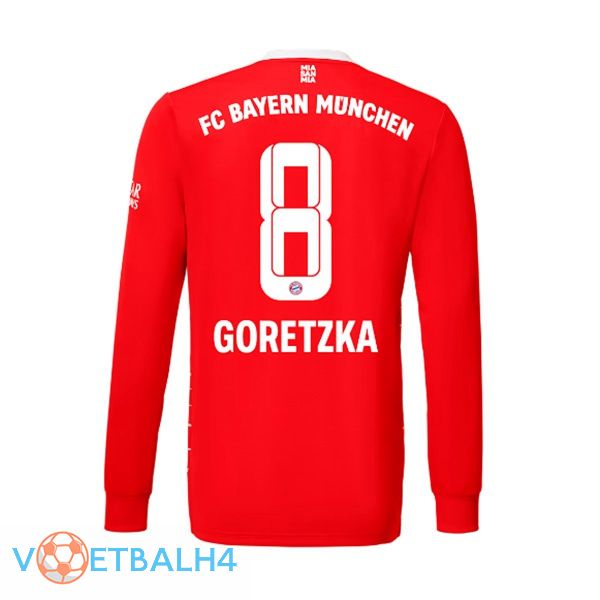 Bayern Munich (Goretzka 8) jersey thuis lange mouwrood 2022/2023