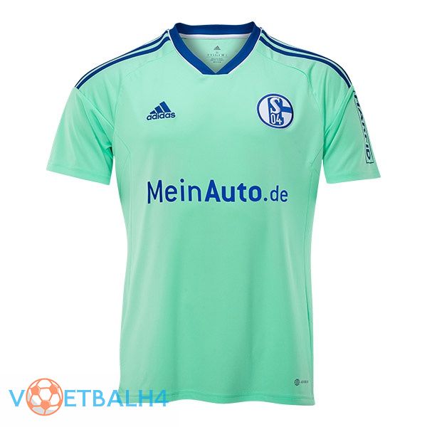 Schalke 04 voetbal jersey derde groente 2022/2023