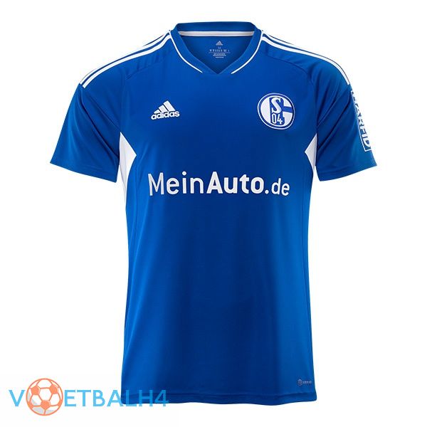 Schalke 04 voetbal jersey thuis blauw 2022/2023