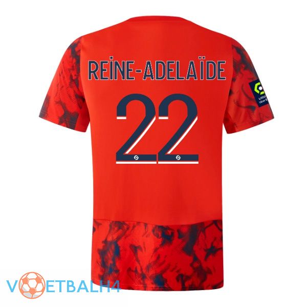 Lyon OL (REINE-ADELAÏDE 22) voetbal jersey uit rood 2022/2023