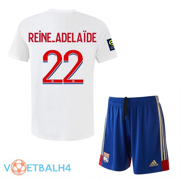 Lyon OL (REINE-ADELAÏDE 22) kinderen voetbal jersey thuis wit 2022/2023