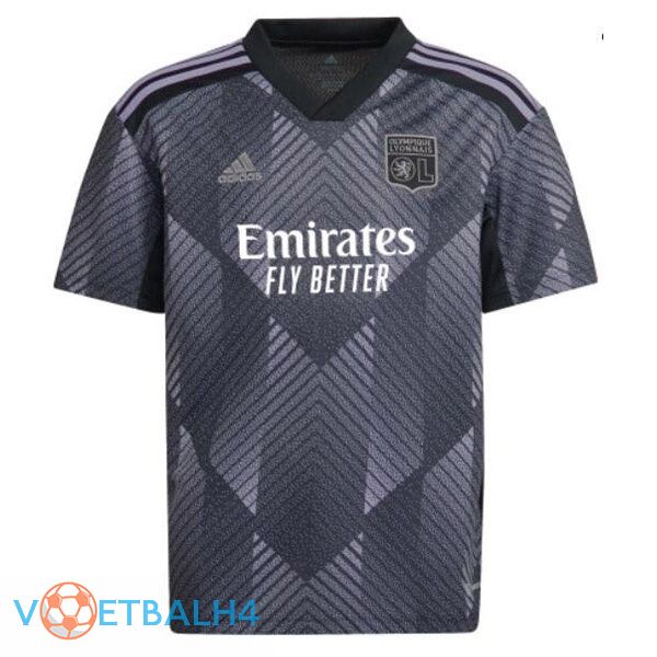 Olympique Lyonnais voetbal jerseys derde grijs 2022-2023