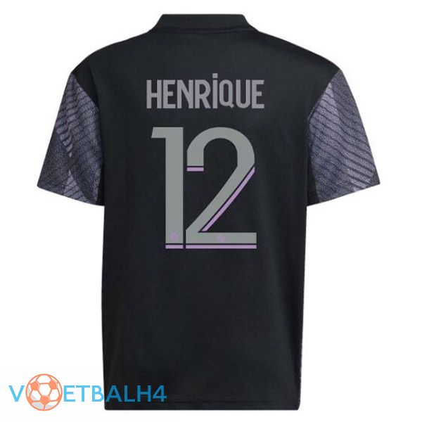 Olympique Lyonnais (HENRIQUE 12) voetbal jerseys derde zwart 2022-2023