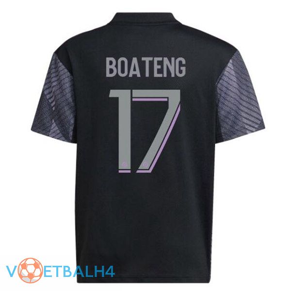 Olympique Lyonnais (BOATENG 17) voetbal jerseys derde zwart 2022-2023