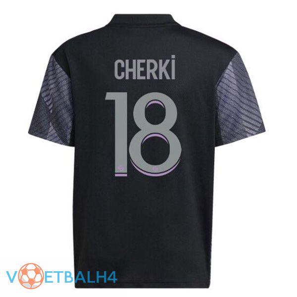 Olympique Lyonnais (CHERKI 18) voetbal jerseys derde zwart 2022-2023