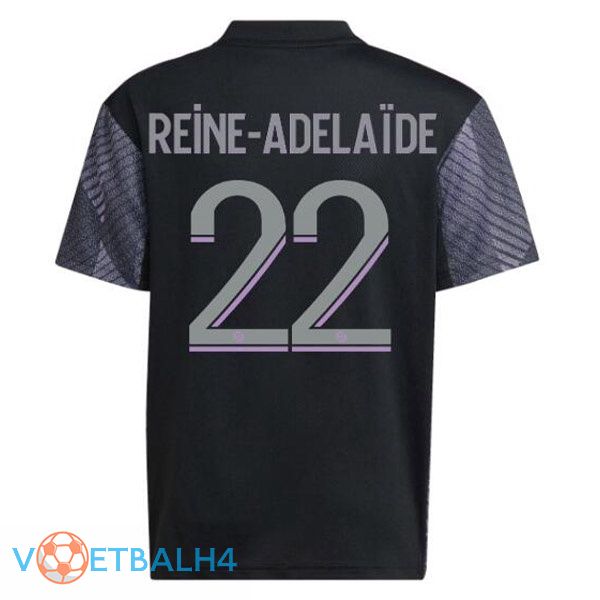 Olympique Lyonnais (REINE-ADELAÏDe 22) voetbal jerseys derde zwart 2022-2023