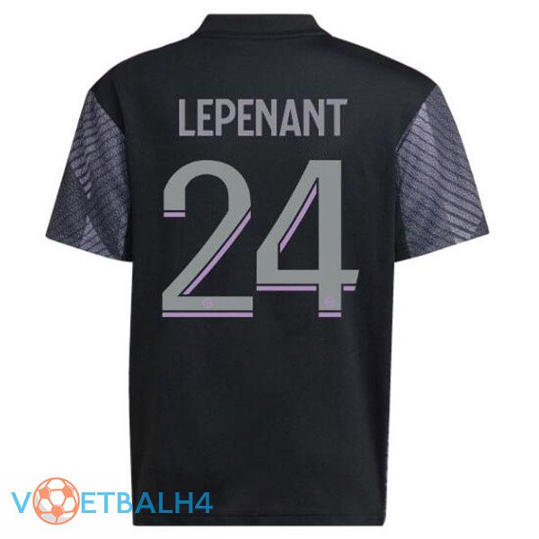 Olympique Lyonnais (LEPENANT 24) voetbal jerseys derde zwart 2022-2023