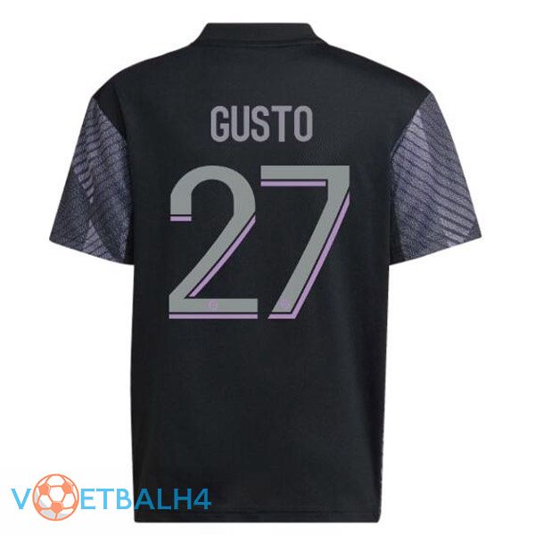 Olympique Lyonnais (GUSTO 27) voetbal jerseys derde zwart 2022-2023