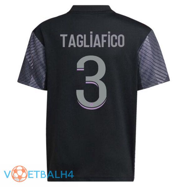 Olympique Lyonnais (TAGLIAFICO 3) voetbal jerseys derde zwart 2022-2023