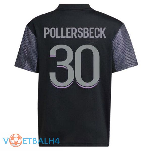 Olympique Lyonnais (POLLERSBECK 30) voetbal jerseys derde zwart 2022-2023