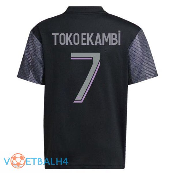 Olympique Lyonnais (TOKO EKAMBI 7) voetbal jerseys derde zwart 2022-2023