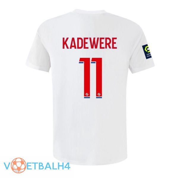 lyon (KADEWERE 11) voetbal jerseys thuis wit 2022-2023