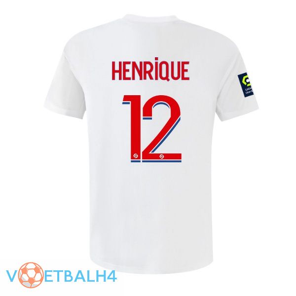 lyon (HENRIQUE 12) voetbal jerseys thuis wit 2022-2023