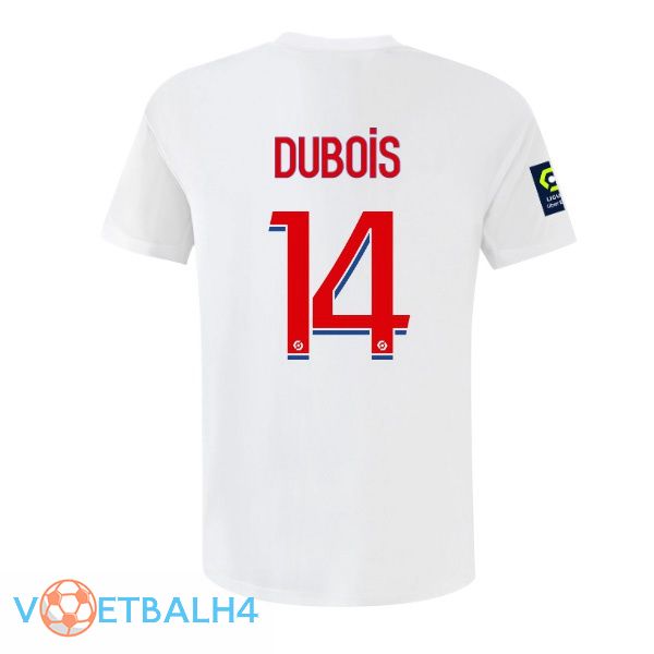 lyon (DUBOIS 14) voetbal jerseys thuis wit 2022-2023